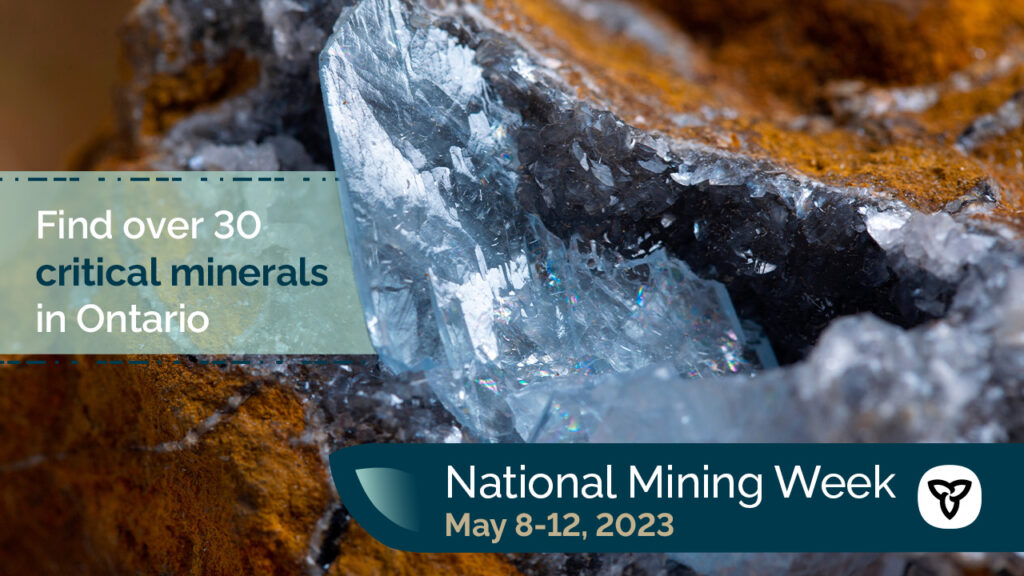 National Mining Week Jill Dunlop, MPP